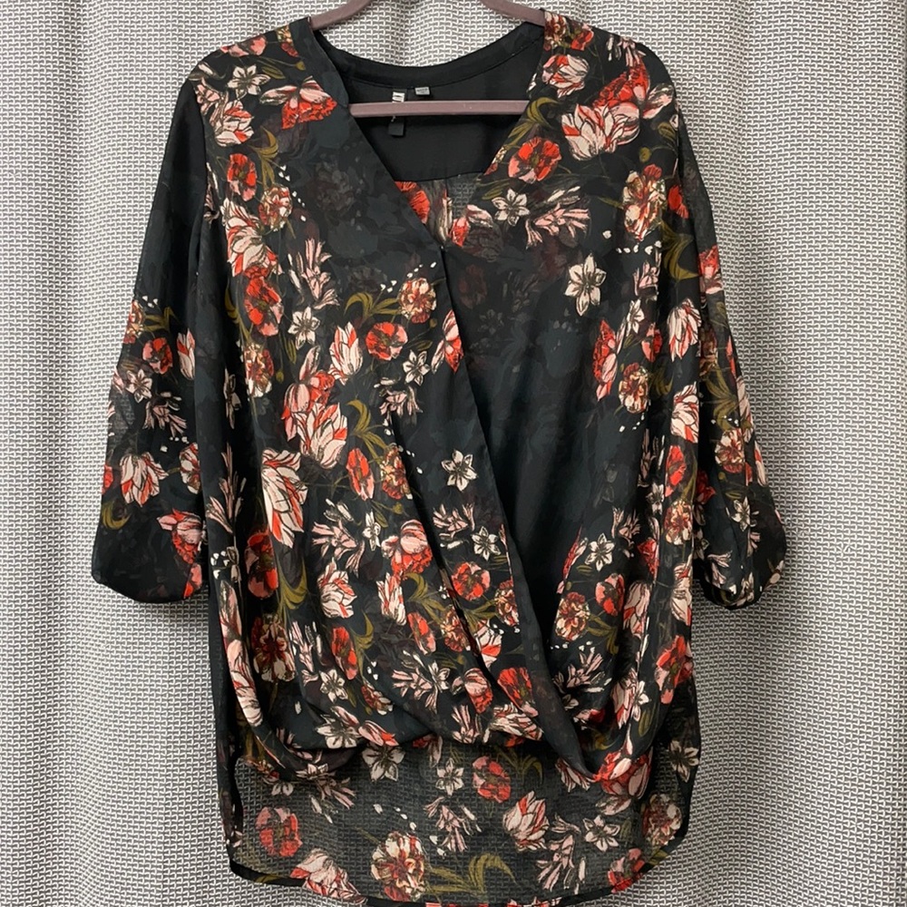 Kut from the kloth sheer blouse